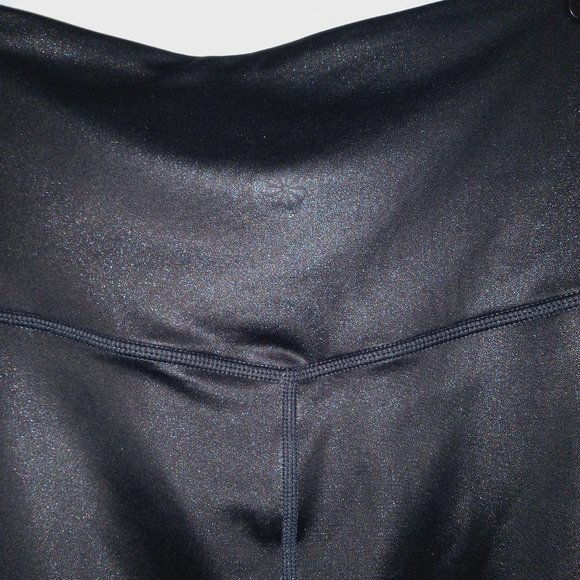 Athleta Inclination Moto Shimmer High Waisted Ankle Leggings Medium - Picture 4 of 7